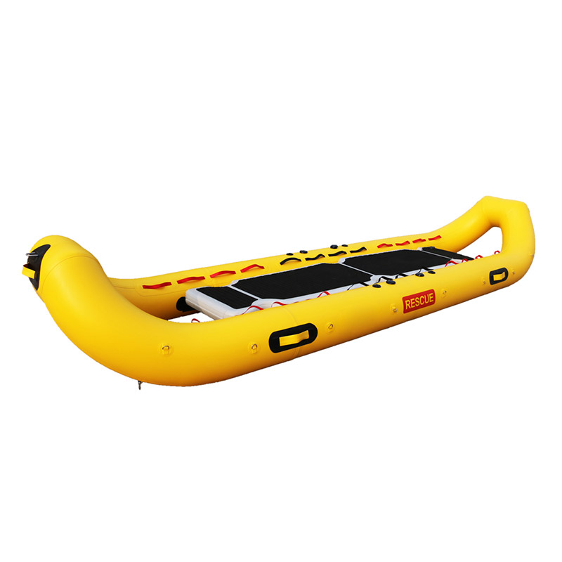 Balsa salvavidas en forma de plátano